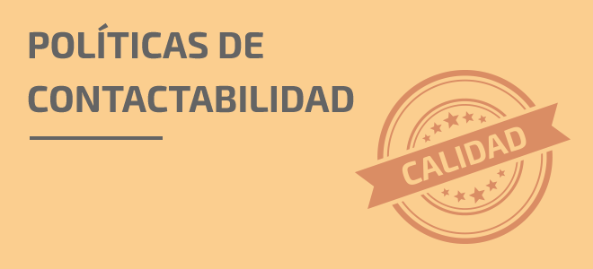Politicas de Contactabilidad email